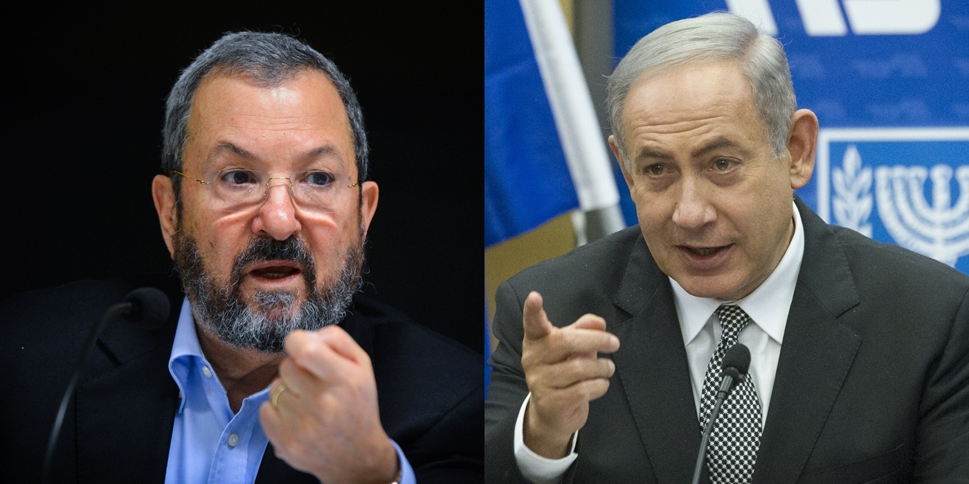 שוב מתקוטטים. נתניהו וברק. צילום: פלאש 90
