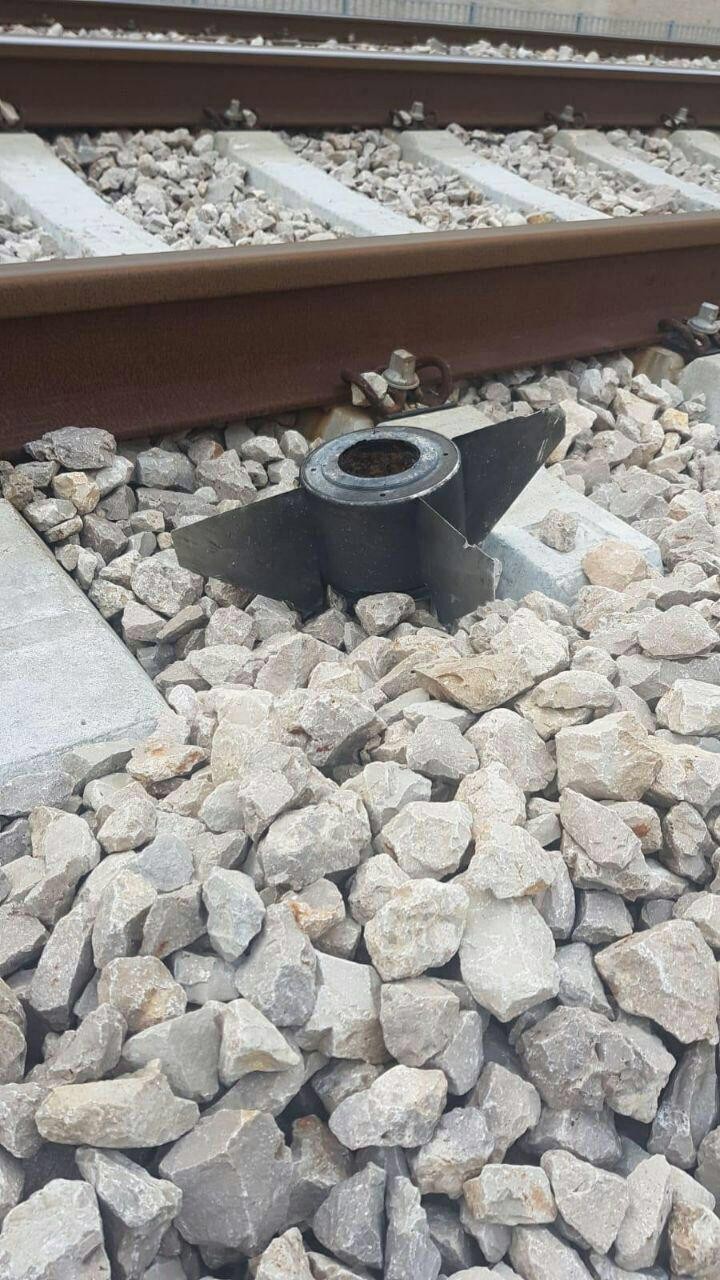 נפל רקטה התגלה סמוך למסילת הרכבת באזור שדרות