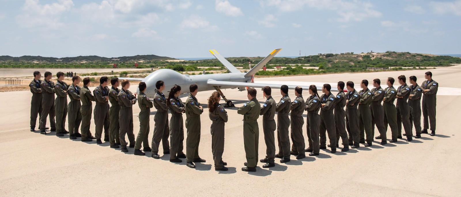 מסיימי קורס הכטמ"מים. צילום: דובר צה"ל