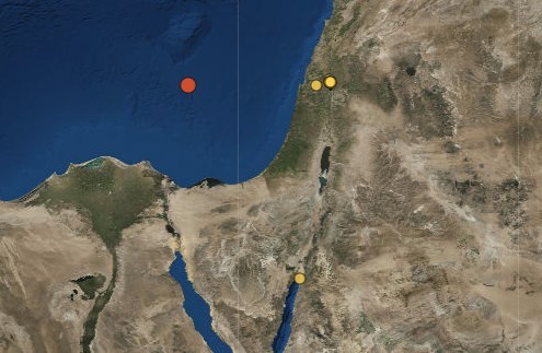 רעידת אדמה הורגשה במספר מוקדים ברחבי הארץ