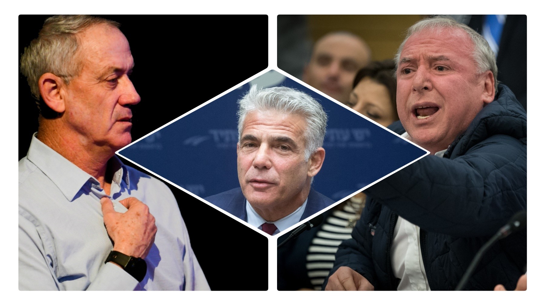 אמסלם על גנץ: "הוא אוטיסט?" - לפיד: "תיזהר ממני דודי"