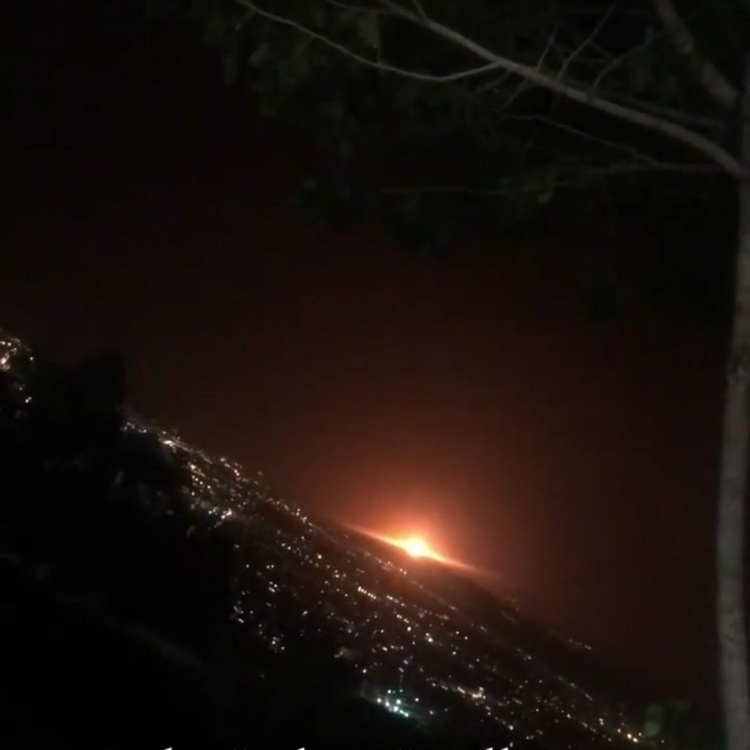 פיצוץ אדיר האיר אמש את שמי טהרן