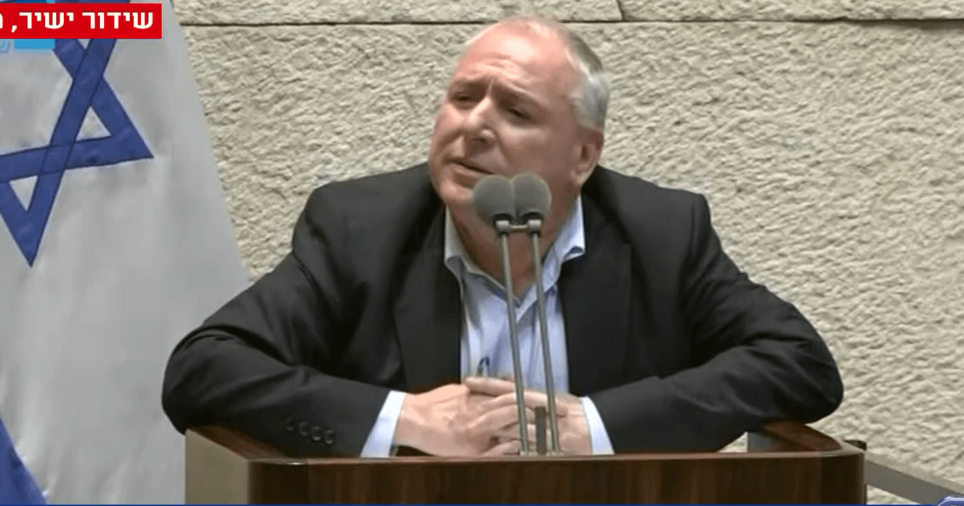 השר דודי אמסלם תוקף בנאום חריף את השמאל הישראלי