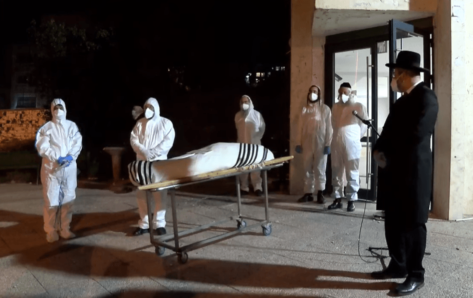 אמש נערך מסע הלוויה של הרב אברהם ישעיהו הבר זצ"ל