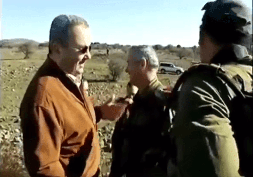 סרטון שגנץ היה רוצה לשכוח. מתוך הסרטון שפרסם סגן השר ירון מזוז בפייסבוק