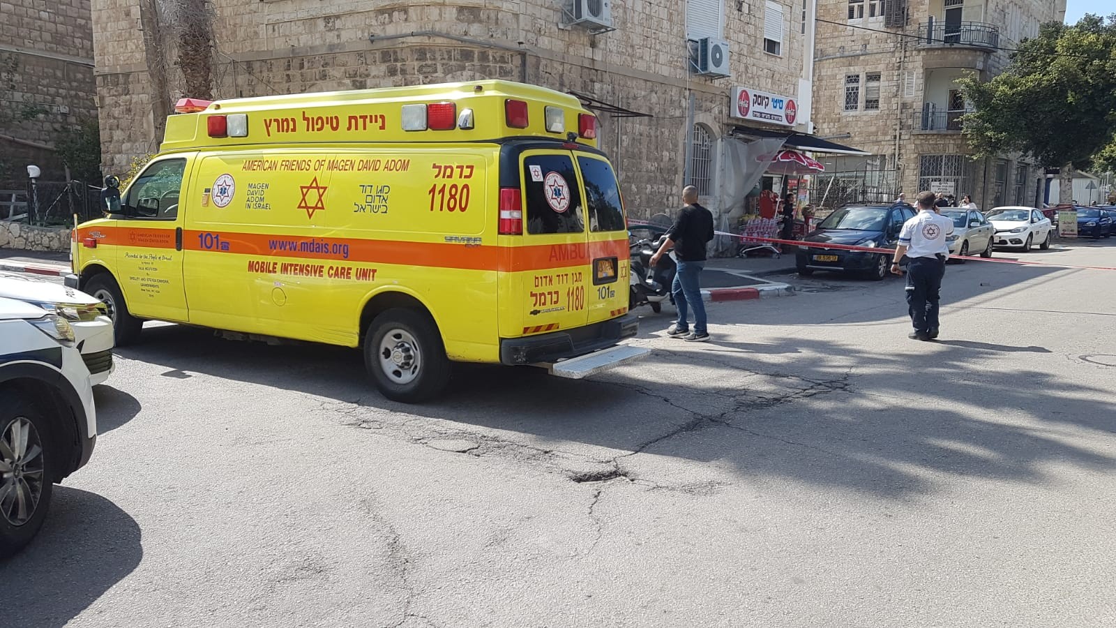 אירוע ירי בחיפה: פצוע בינוני במקום
