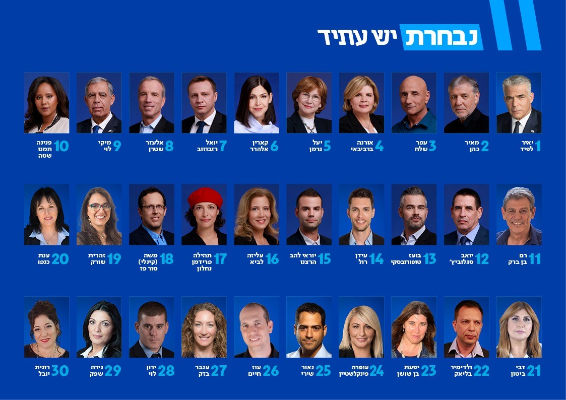 לפיד הציג את רשימתו: "ננצח את נתניהו"