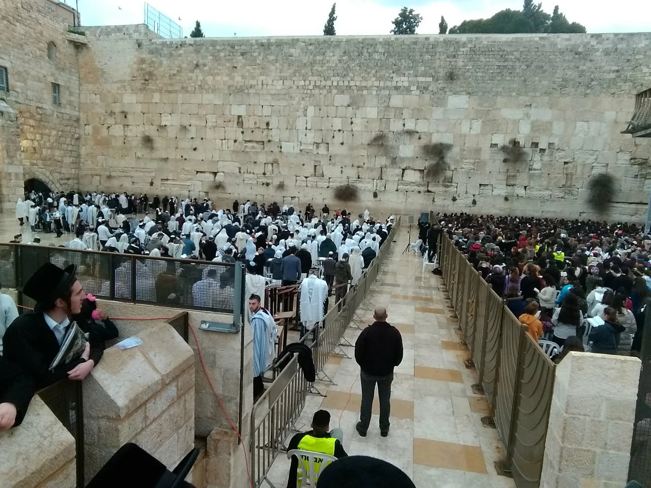 אלימות של "נשות הכותל" במהלך תפילת ראש חודש