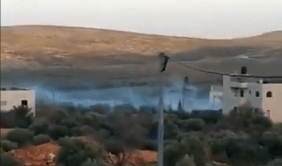 הפרות הסדר. צילום פלסטיני