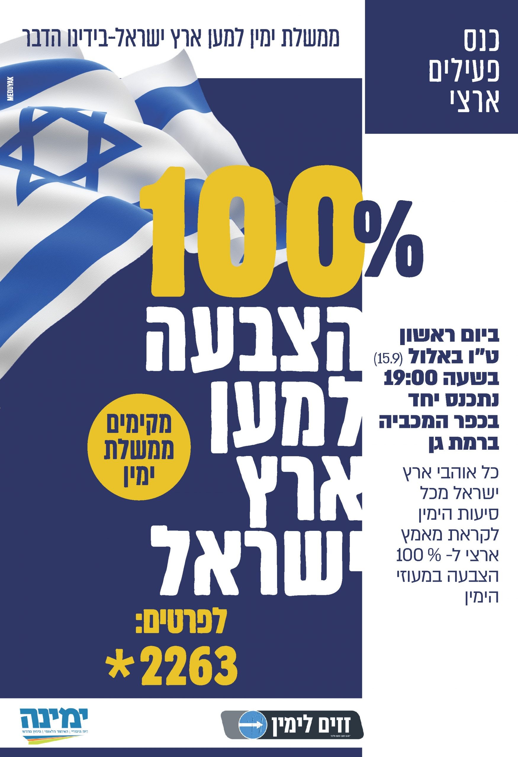 הליכוד וימינה בשיתוף פעולה למען הימין