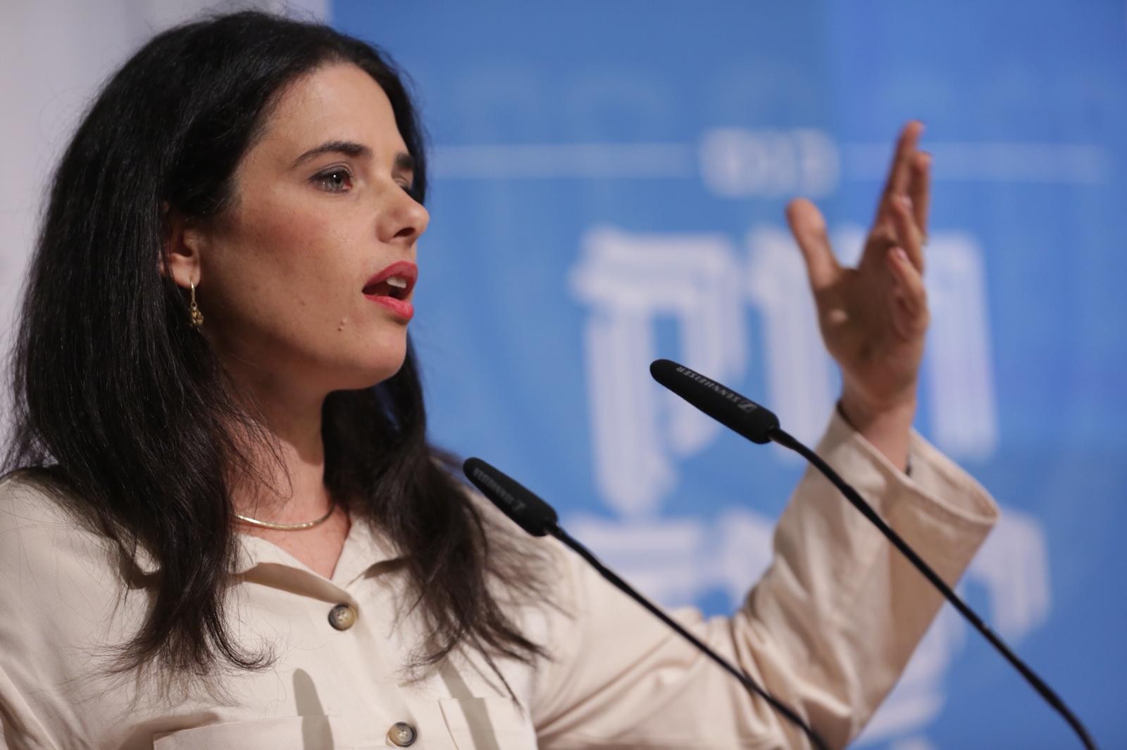 השרה שקד. צילום: אוליביה פיטוסי