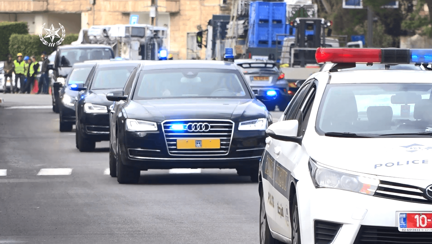 צפו: המשטרה מתכוננת לביקור הנשיאים