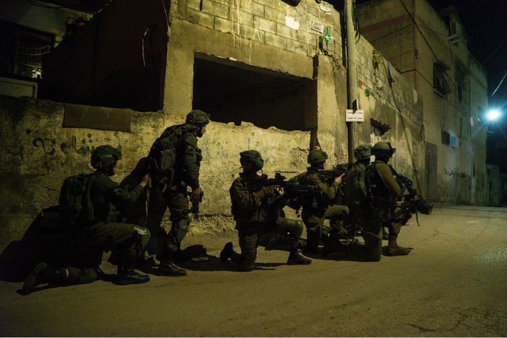 פעילות כוחותינו הלילה. צילום: דובר צה"ל