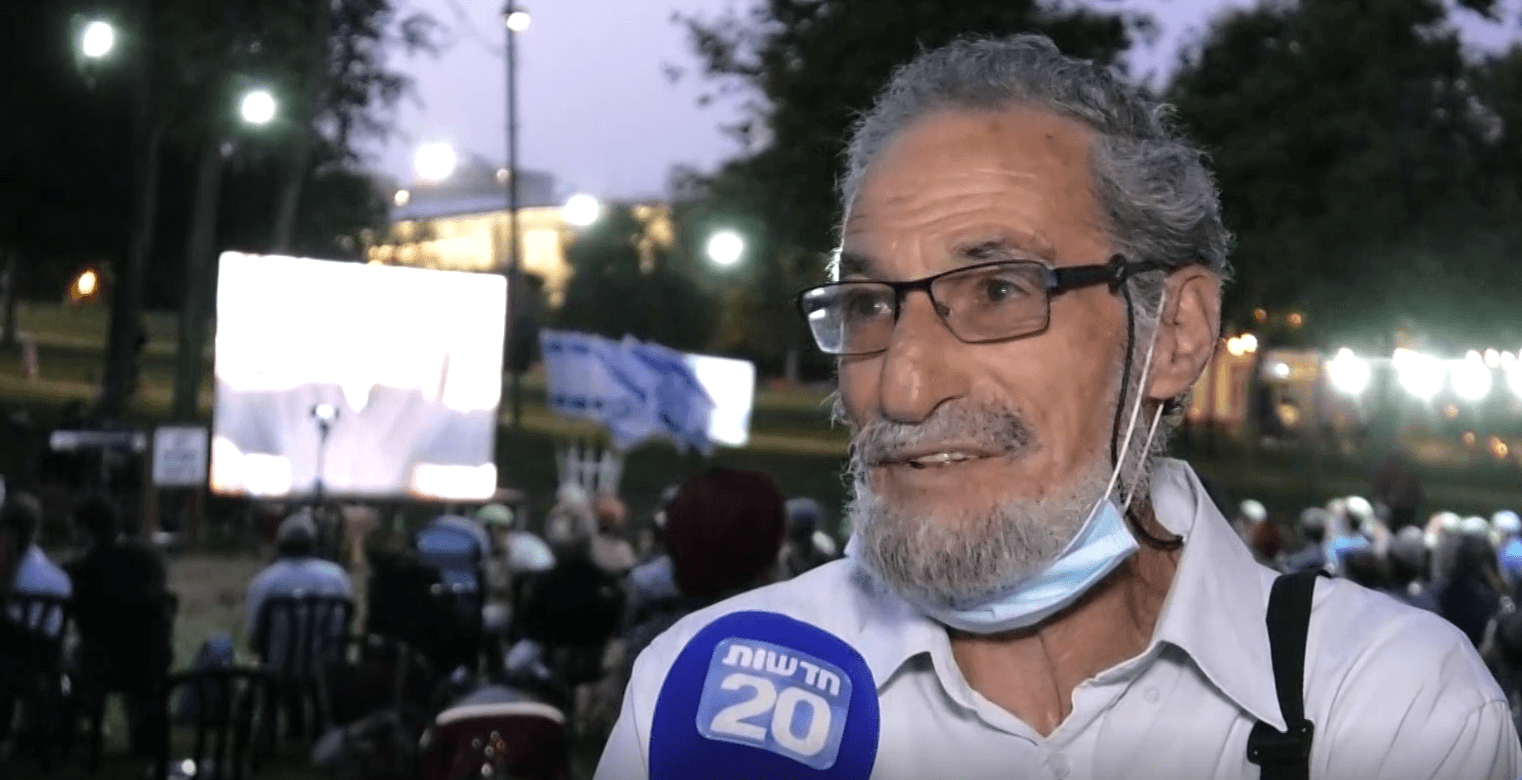 "למכור את המחר בשביל היום" - בני קצובר בעצרת המחאה בירושלים