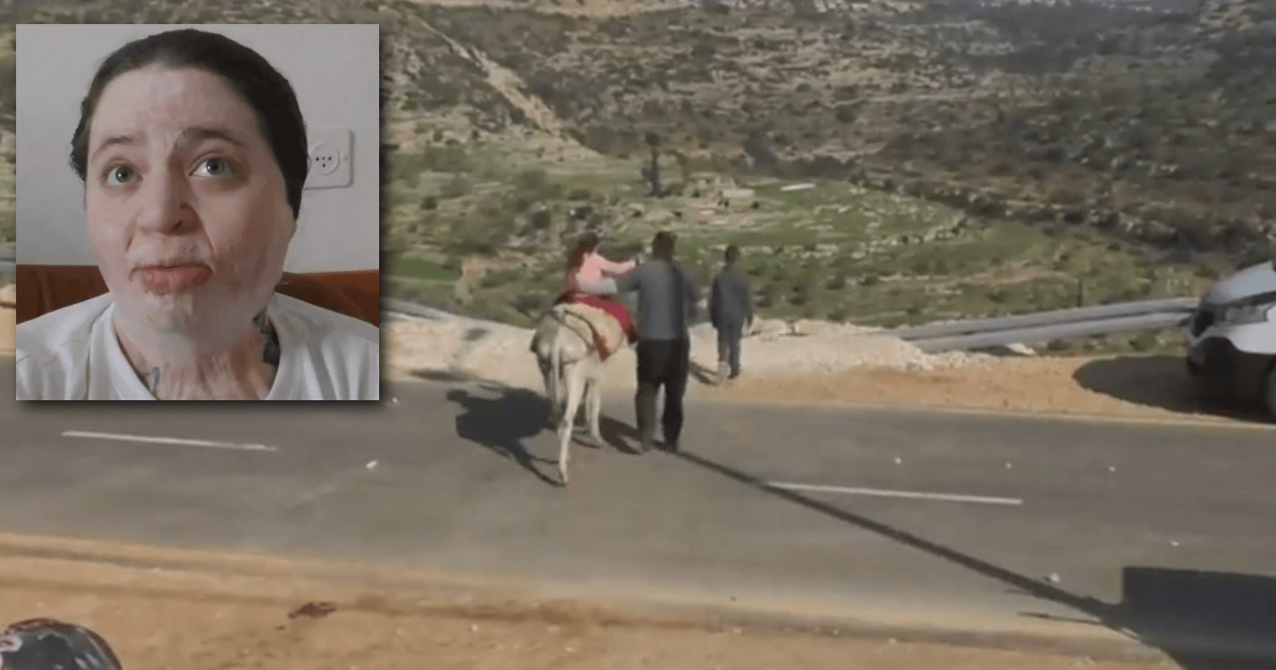בניית הכביש הפלסטיני ליישוב היהודי נעצרה
