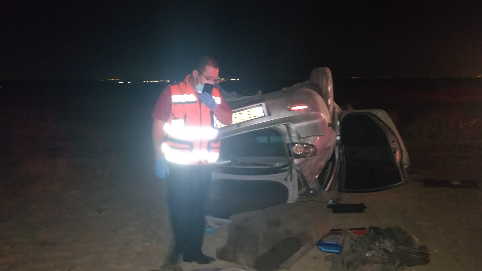 תאונת דרכים: צעירה כבת 30 נפצעה באורח קשה סמוך לבסיס חצרים
