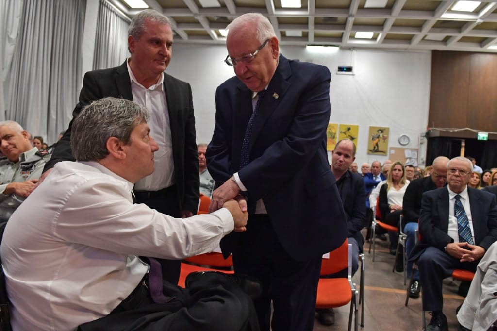 ריבלין לפצועי מערכות ישראל: "אנחנו מבקשים להצדיע לכם על כל ניצחון"
