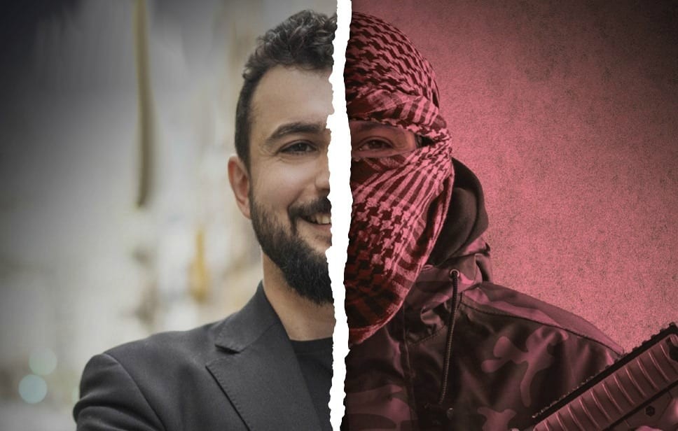 "מחבלים  בחליפות". צילום: המשרד לעניינים אסטרטגיים