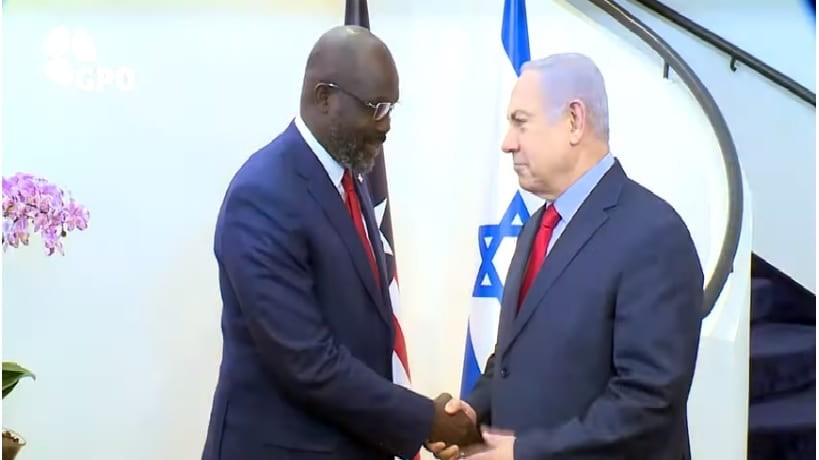 רה"מ פגש את נשיא ליבריה: "בפעם הבאה נשחק כדורגל"