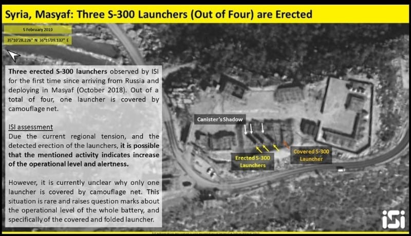 סוריה: צילומי לווין חושפים שמשגרי ה-S-300 בדרך להפוך מבצעיים