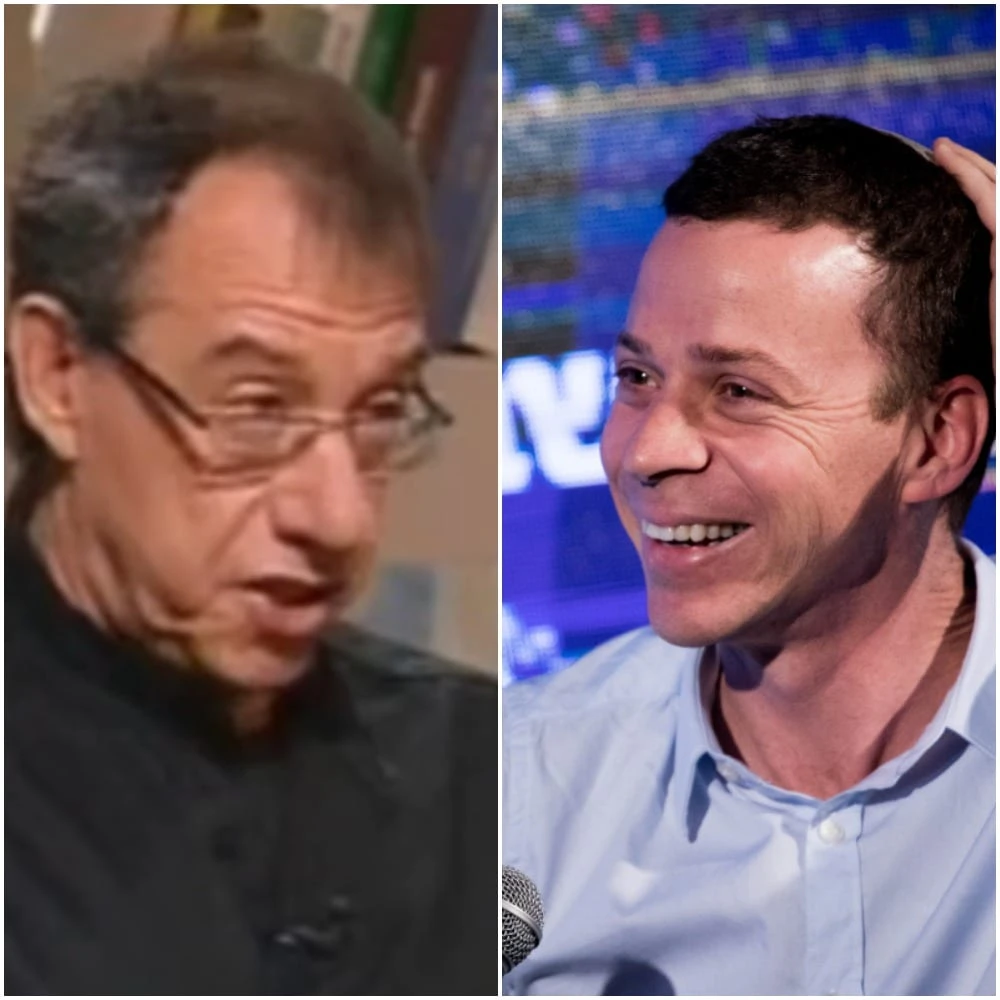 מימין לשמאל. עמית סגל צילום: פלאש 90. יצחק לאור, צילום מסך