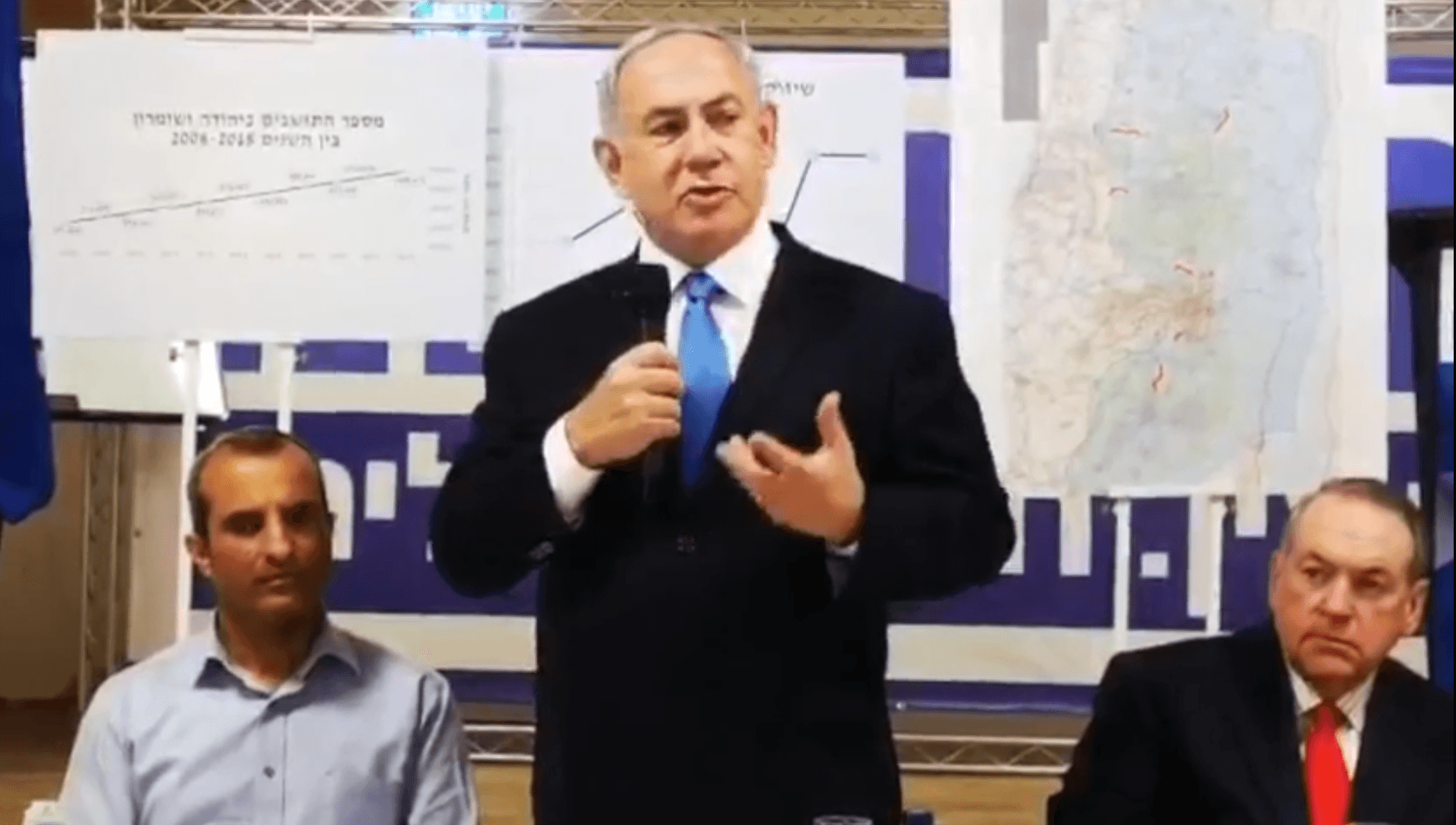 נתניהו על קמפיין 'כחול לבן': "השמצות מצוצות מהאצבע"