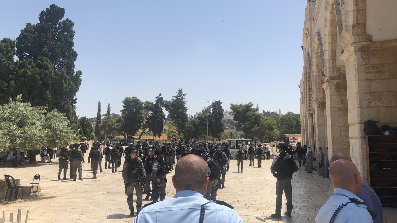 התחדשו התפרעויות המוסלמים בהר הבית