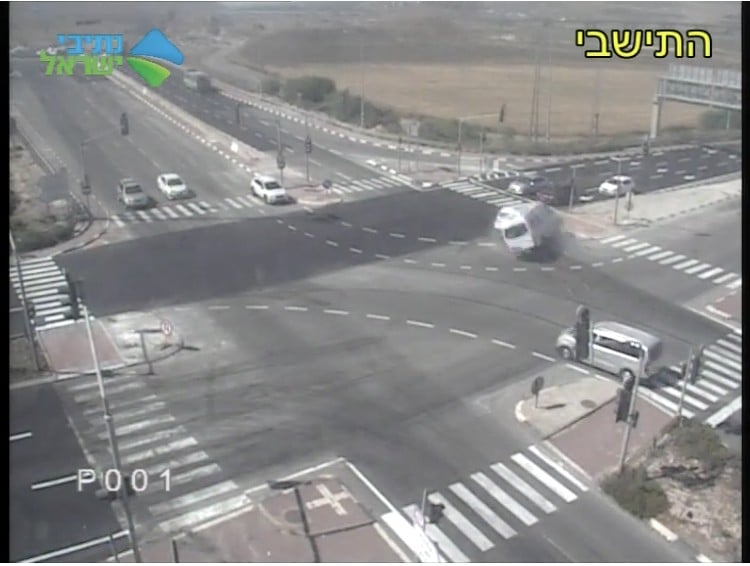 תאונה קשה בצומת התשבי: 8 פצועים, אחד קשה