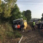 רכב הסעות סטה מהכביש – 12 נפצעו