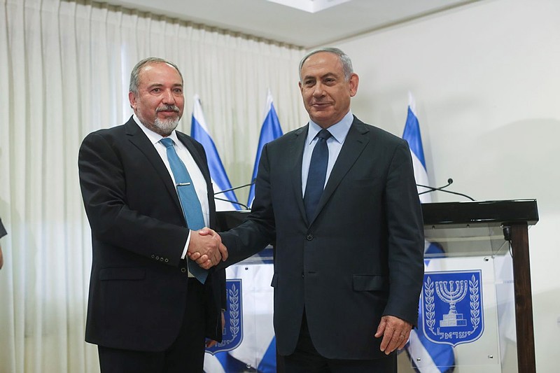 נתניהו וליברמן. צילום: פלאש 90