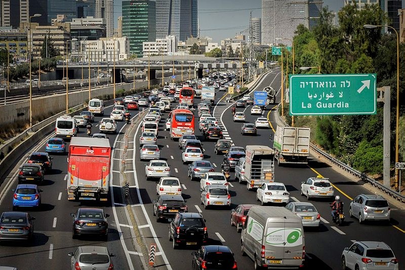עומסי תנועה מהגרועים בעולם. צילום: פלאש90