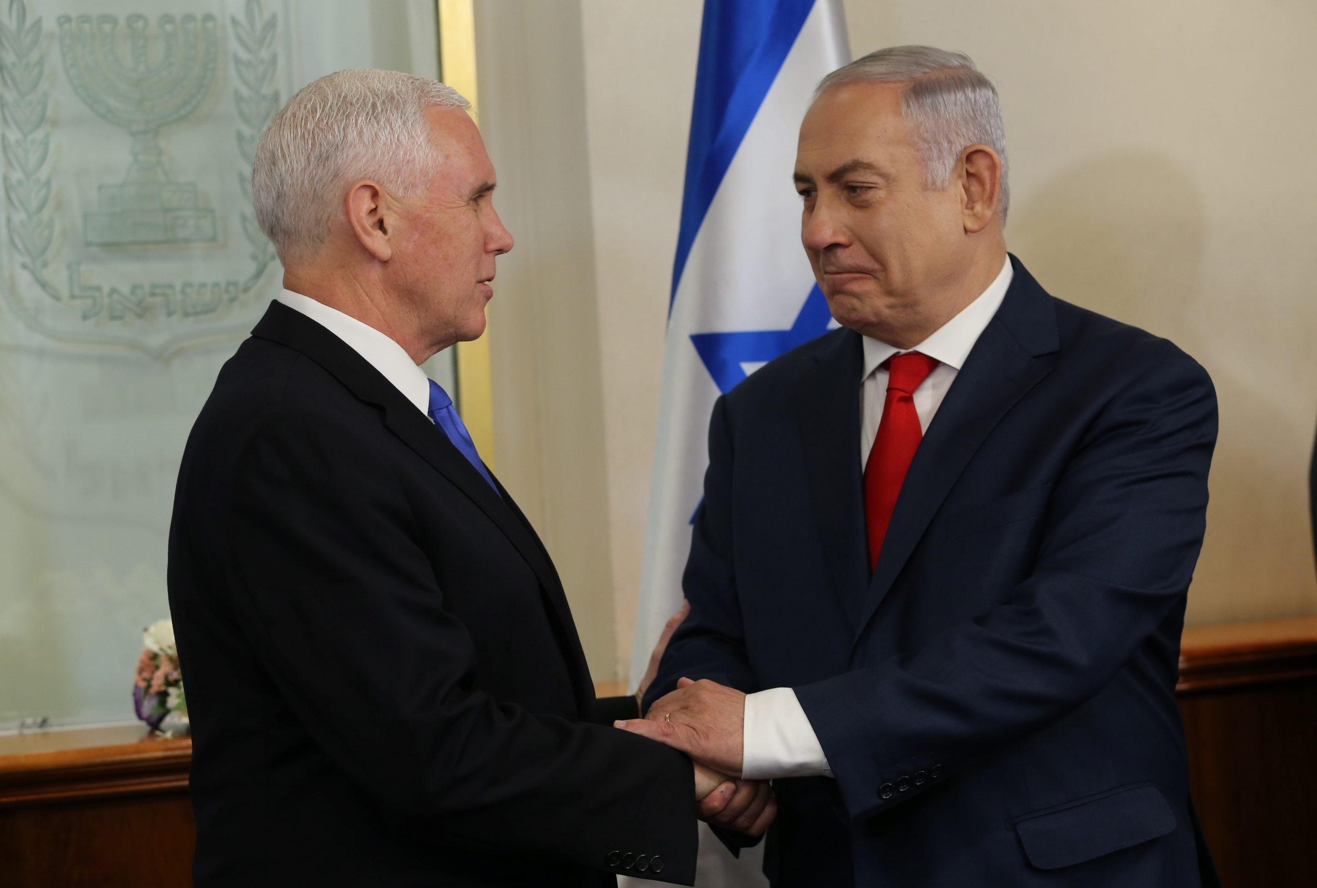 שידור חי מביקורו של סגן נשיא ארה"ב בכותל