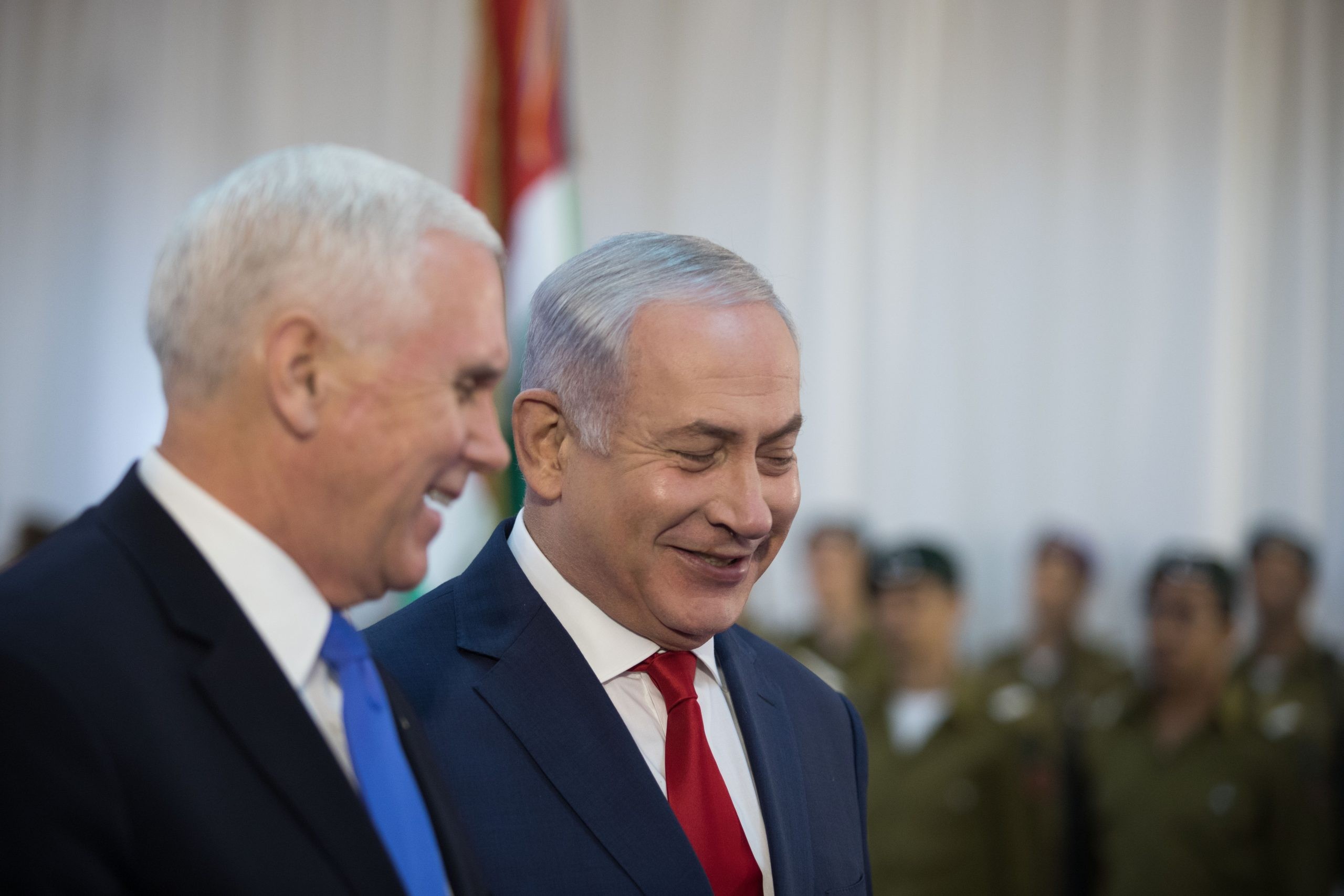פנס לנתניהו: "כבוד גדול להיות בירושלים בירת ישראל"