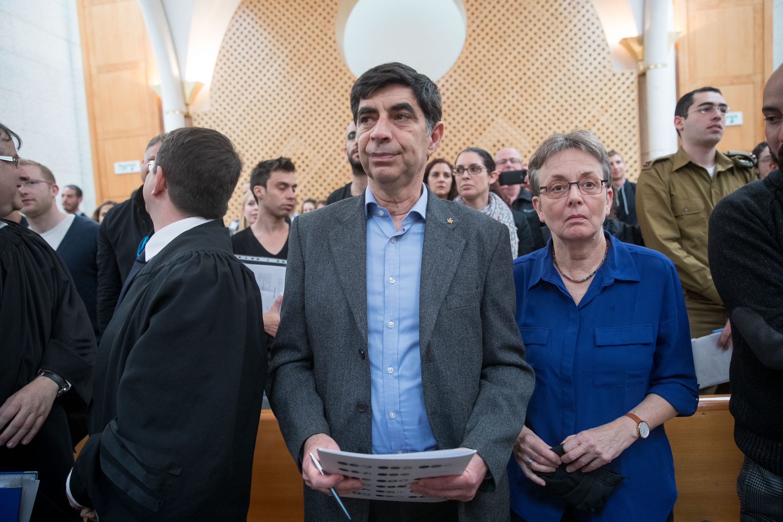 לאה ושמחה גולדין בבג"ץ. צילום: פלאש 90