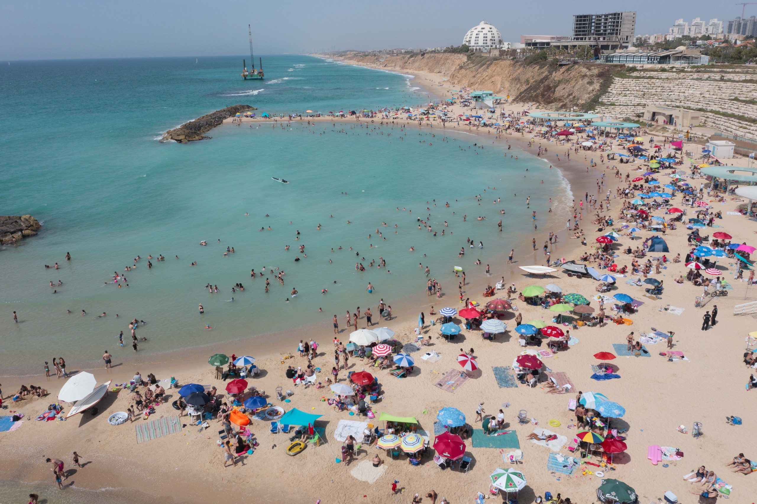 חוף העיר אשקלון. אילוסטרציה צילום: אדי ישראל, פלאש 90