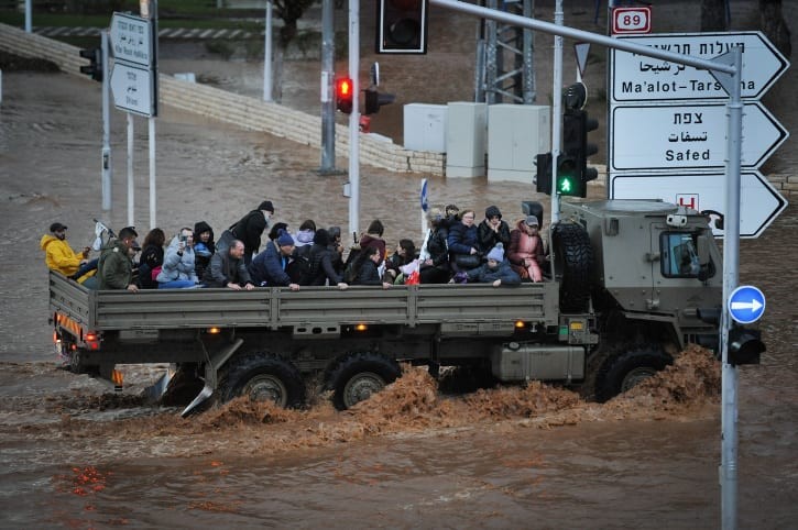 עדכוני סערה מכל רחבי הארץ | עדכונים, תמונות, אזהרות