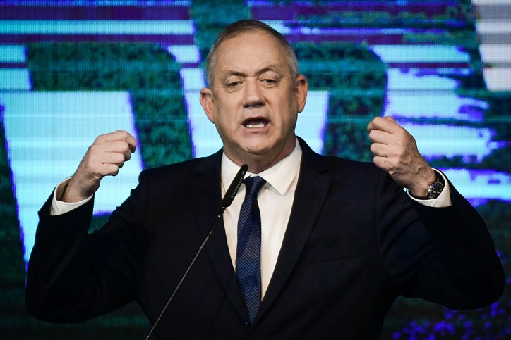 גנץ. צילום: תומר ניוברג, פלאש 90