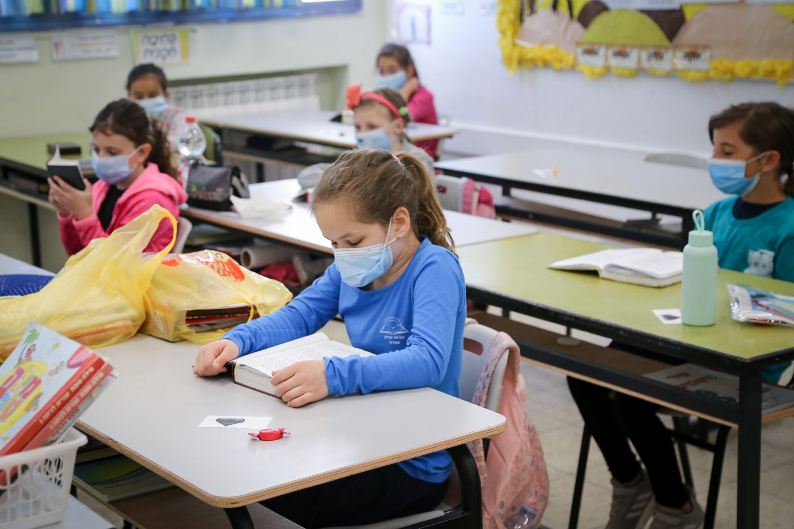 הקורונה במערכת החינוך | 22,528 עובדי הוראה ותלמידים נמצאים בבידוד
