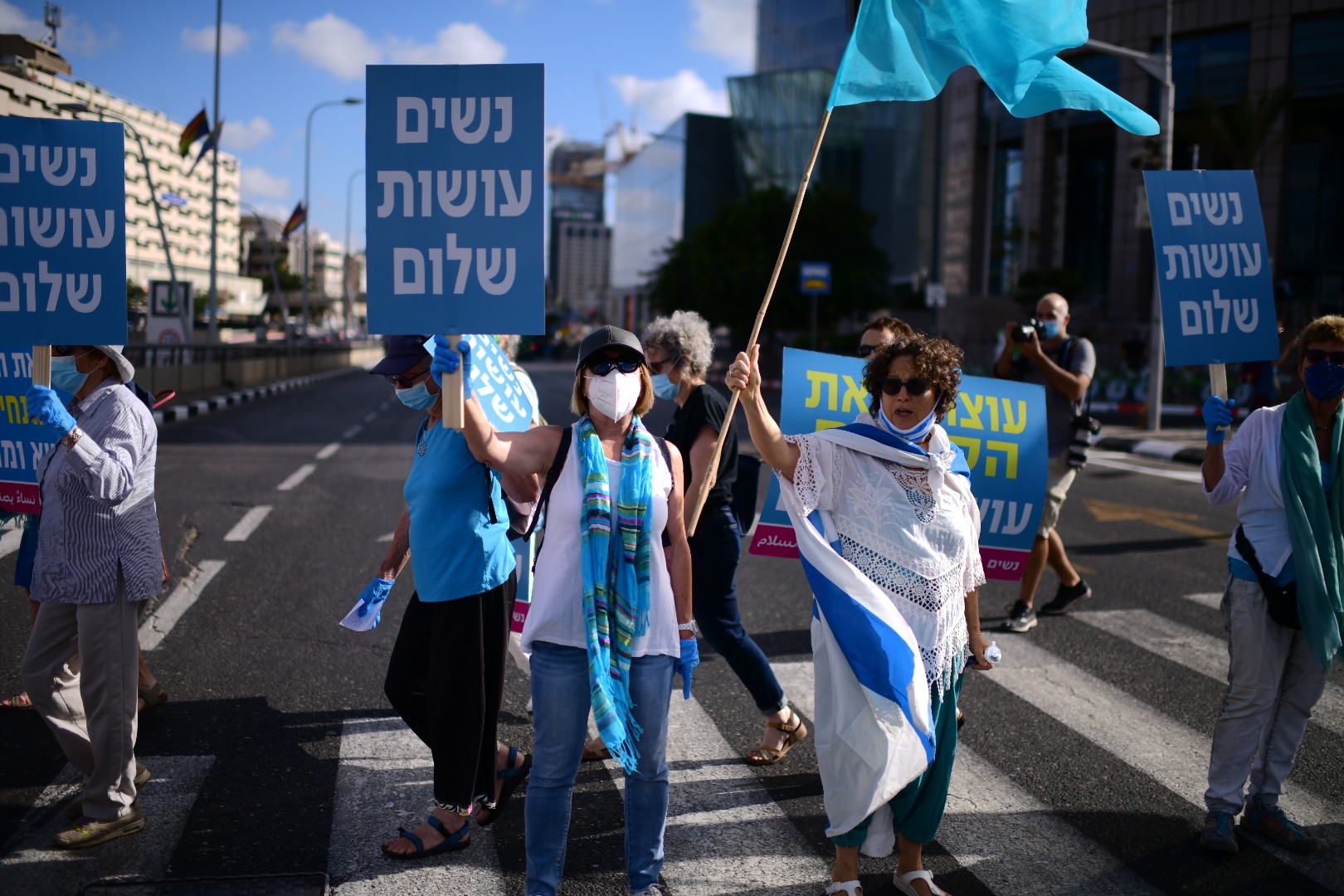 גם הבוקר - מפגינים משבשים את התנועה סמוך למשכן הכנסת