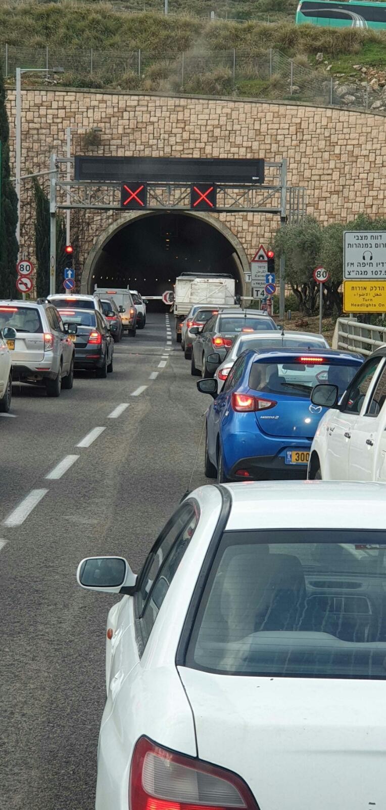 מנהרות הכרמל נפתחו לתנועה לשני הכיוונים