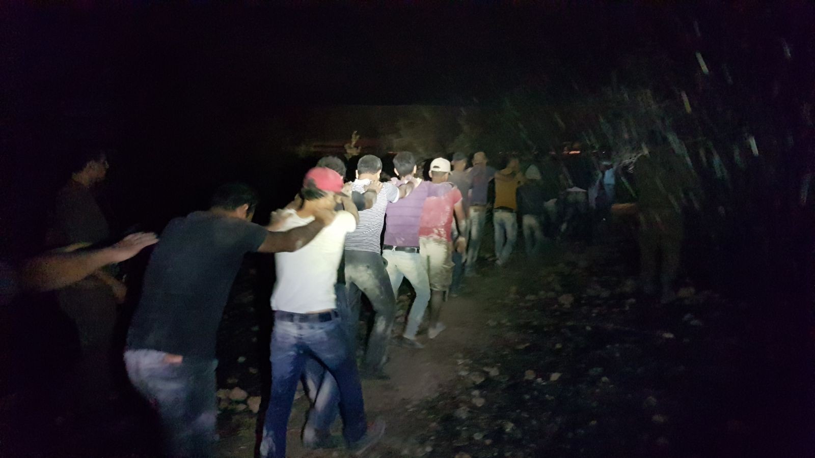 הגנבים שנתפסו. צילום: דוברות מג"ב