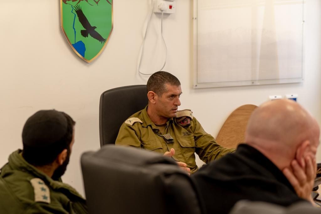 ראש עוצבת הבשן נפגש עם ראשי רשויות בגולן