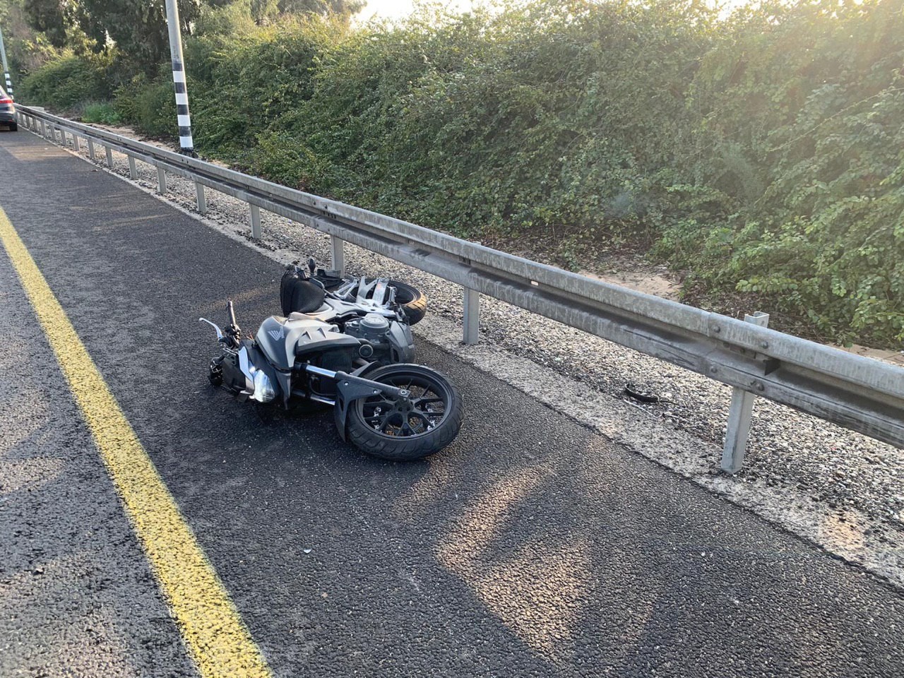 רוכב אופנוע נהרג בתאונה בסמוך למושב סִתְרִיָה