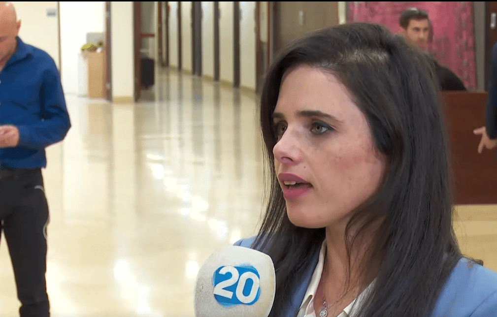 שקד: "לא בטוח שממשלת ימין כזאת תחזור"