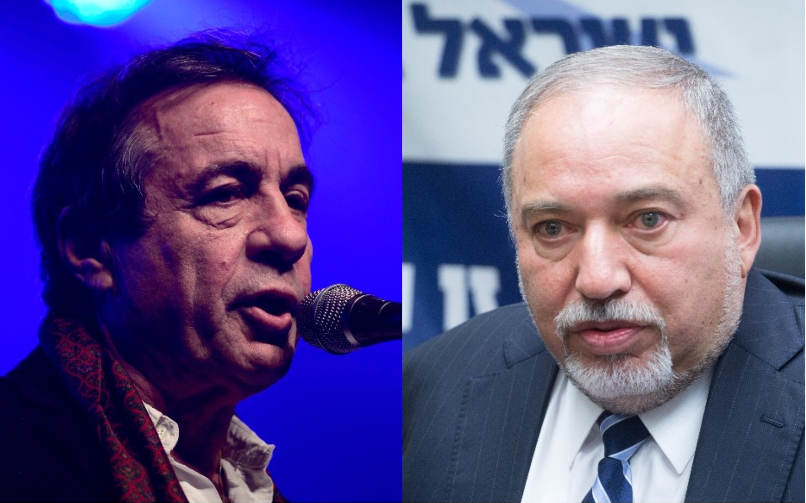 השר אביגדור ליברמן, יהונתן גפן. צילומים: פלאש 90