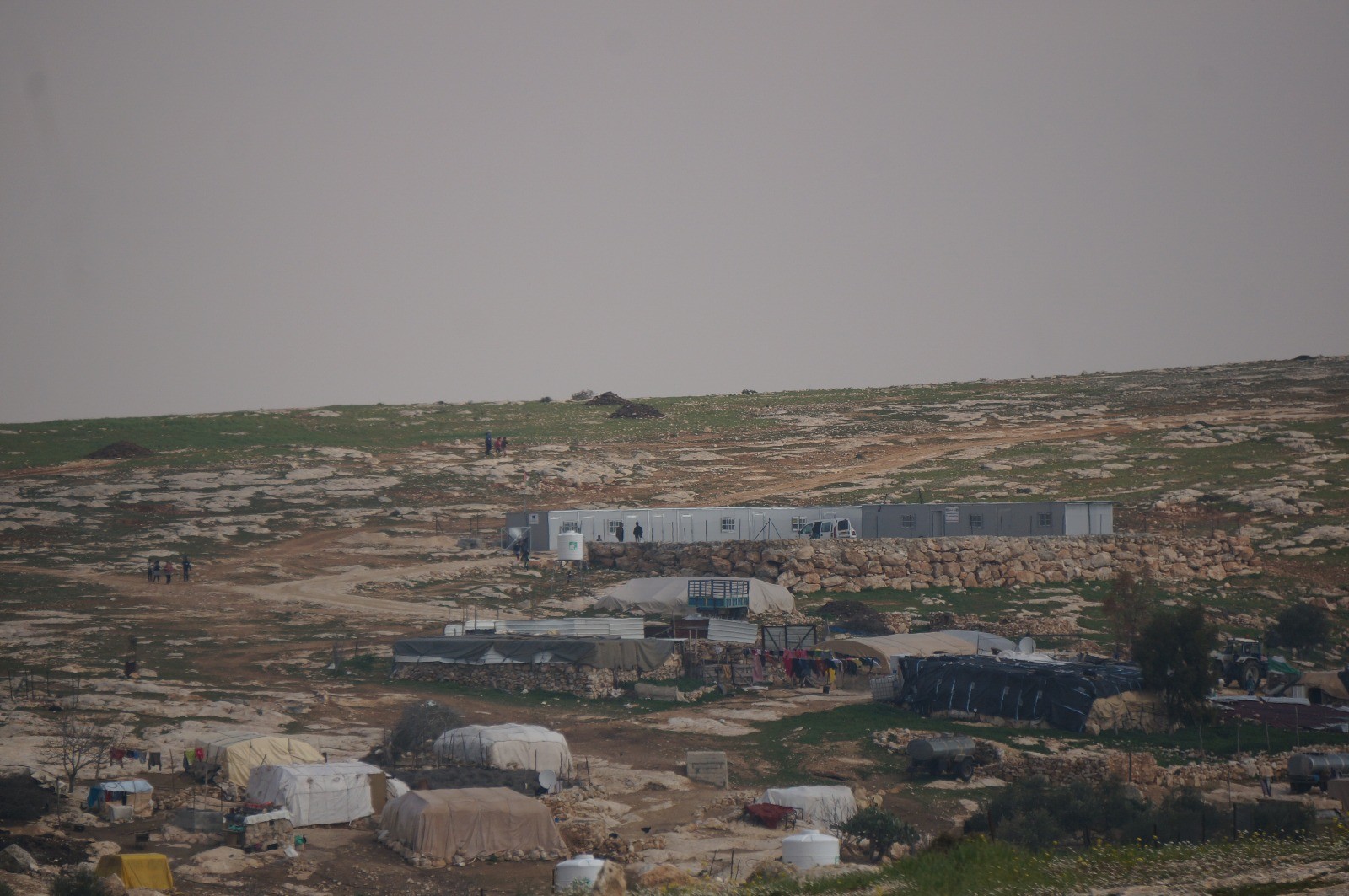 בנייה ערבית בלתי חוקית בבנימין. צילום: רגבים