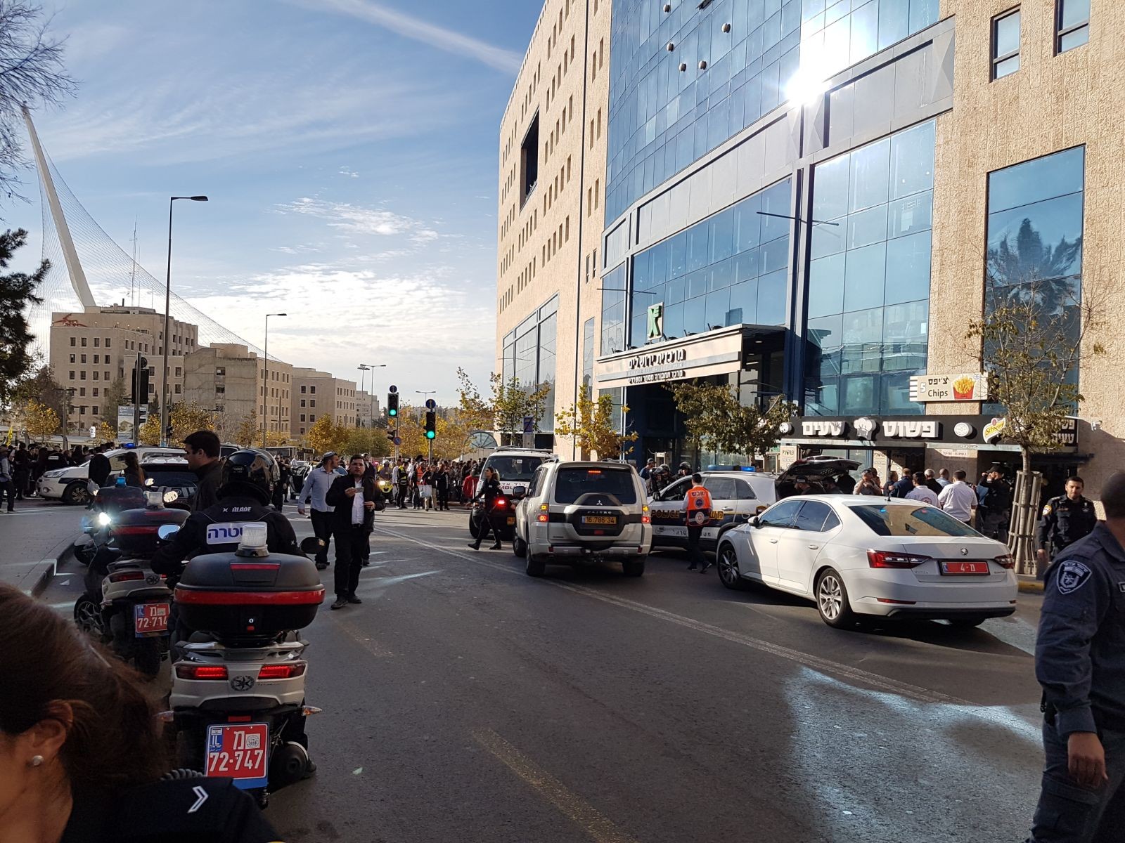 שיפור במצב המאבטח שנדקר בפיגוע בירושלים