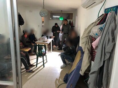 עשרות שב"חים נעצרו הלילה במבצע משטרתי בדרום