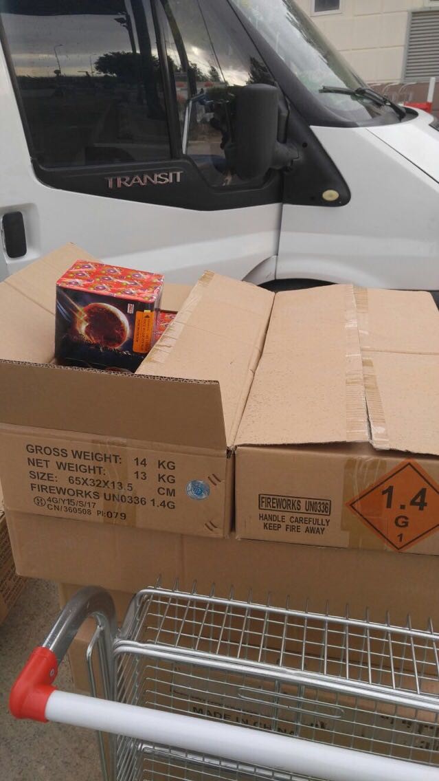 סוכלה הברחת כמות חריגה של זיקוקים במעבר מיתר