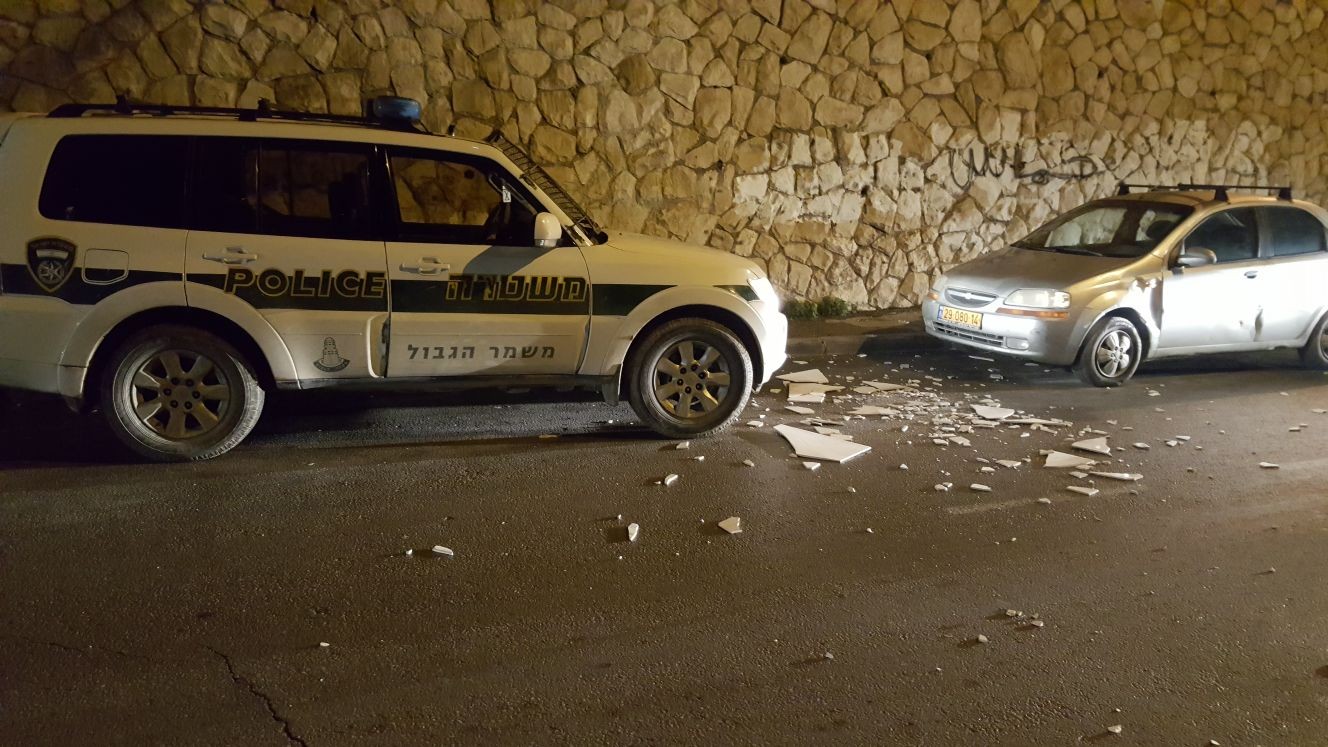 שוטרת נפצעה קל בפיגוע אבנים ברמת רחל